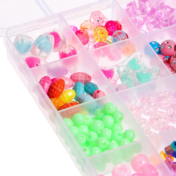 Набор для творчества «Создай своё украшение», бусинки, 24 вида Набор для творчества «Создай своё украшение», бусинки, 24 вида