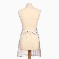 Фартук Экономь и Я Клетка.цвет светло-серый 56*70&plusmn;4см, 100% хл, рогожка