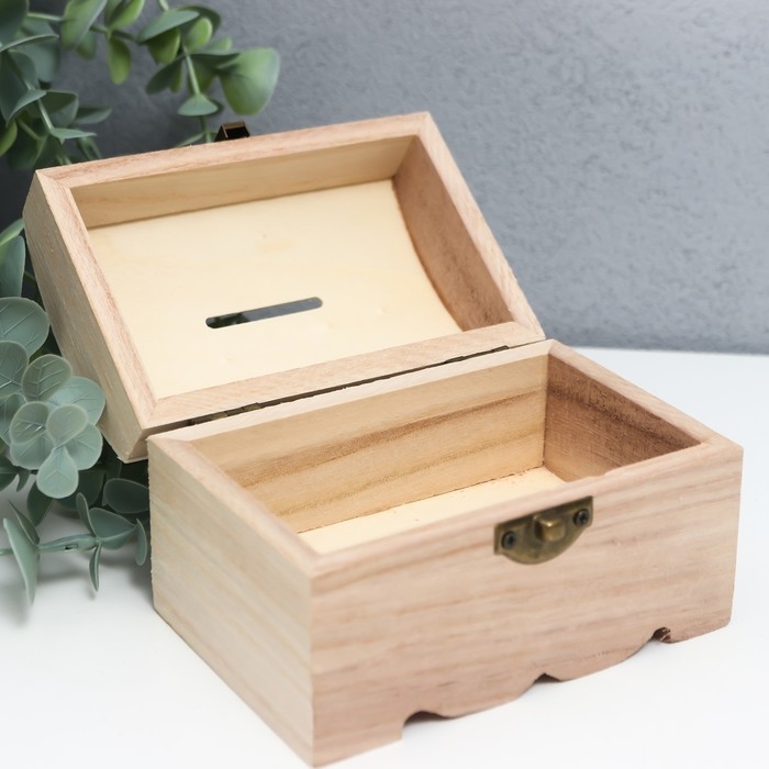 Шкатулка дерево для росписи Шкатулка дерево для росписи "Сундучок" 8х8х12 см