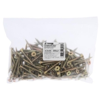 Саморезы универсальные ТУНДРА krep 4.5x40 мм, желтый цинк, 200 шт. Саморезы универсальные ТУНДРА krep 4.5x40 мм, желтый цинк, 200 шт.