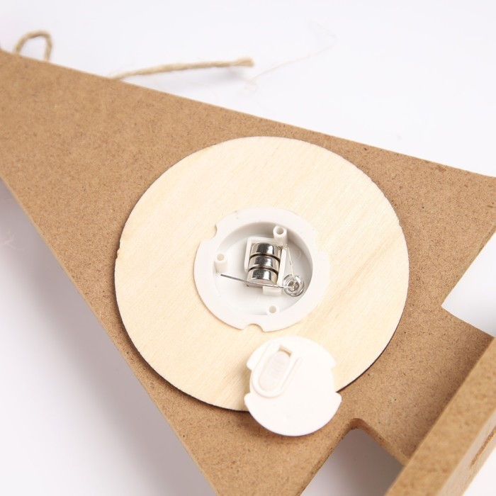 Светодиодная фигура &laquo;Щелкунчик&raquo; 11 &times; 20 &times; 5 см, дерево, батарейки LR41х3 (в комплекте), свечение тёплое белое