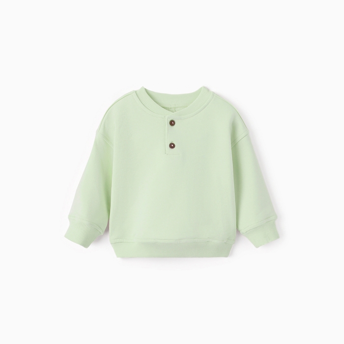 Толстовка детская MINAKU: Basic Line BABY, цвет шалфей, рост 68-74 Толстовка детская MINAKU: Basic Line BABY, цвет шалфей, рост 68-74