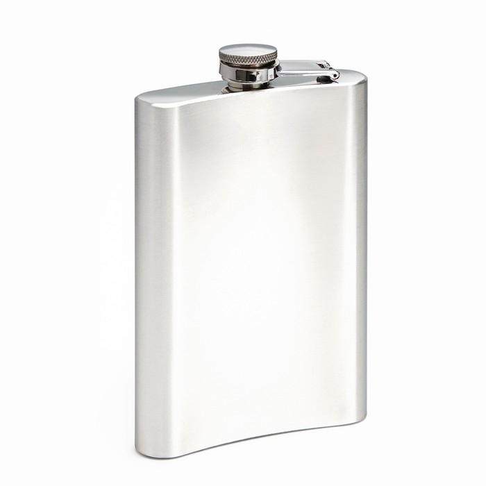 Фляжка для алкоголя и воды, 300 мл, нержавеющая сталь, подарочная, армейская, 10 oz