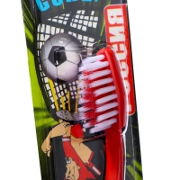 Зубная щётка детская  &laquo;Футбольная&raquo; мягкая щетина, 1 шт.