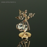 Сувенир &laquo;Ангел с голубем&raquo;, 3&times;5&times;7.5 см, с кристаллами