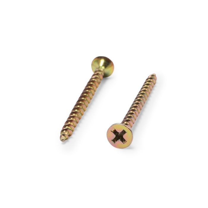 Саморезы универсальные ТУНДРА krep, 3.5х55 мм, жёлтый цинк, 500 шт. Саморезы универсальные ТУНДРА krep, 3.5х55 мм, жёлтый цинк, 500 шт.