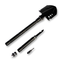 Лопата многофункциональная 9в1 в чехле, 67 см, черная Лопата многофункциональная 9в1 в чехле, 67 см, черная