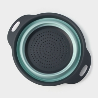 Дуршлаг складной Доляна &laquo;Компакт&raquo;, 29,5&times;23,8&times;9 см, цвет МИКС