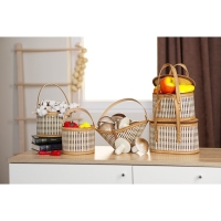 Корзина для хранения Доляна Nature, 15&times;15&times;12, бамбук