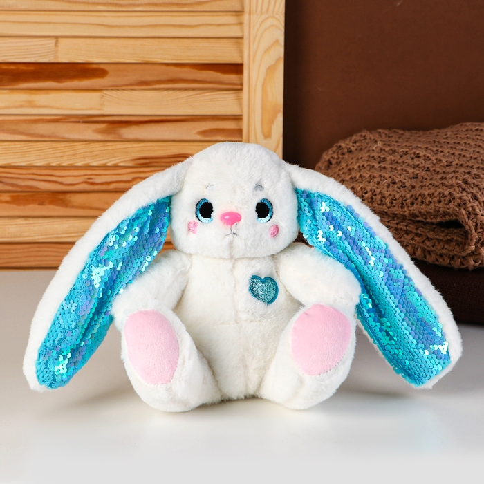 Мягкая игрушка &laquo;Мой зайка&raquo;, с пайетками, 25 см