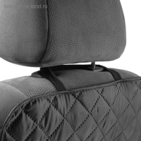 Накидка-незапинайка на спинку сиденья Cartage, оксфорд, ромб, 60 х 40 см, черный Накидка-незапинайка на спинку сиденья Cartage, оксфорд, ромб, 60 х 40 см, черный