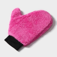 Варежка для уборки Доляна, 22&times;26 см, 40 гр, двухсторонняя, мягкая, микрофибра