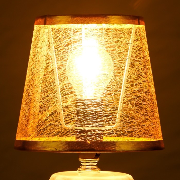 Абажур Абажур "Паутинка" E14 золото 10х14х12,5см