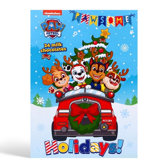 Адвент календарь Адвент календарь "Щенячий патруль", микс, 75 г