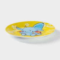 Набор детской посуды из керамики Доляна «Слонёнок», 3 предмета: кружка 230 мл, миска 400 мл, тарелка d=18 см Набор детской посуды из керамики Доляна «Слонёнок», 3 предмета: кружка 230 мл, миска 400 мл, тарелка d=18 см