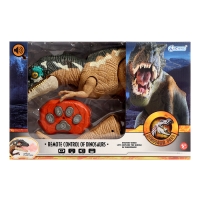 Динозавр &laquo;T-Rex&raquo;, радиоуправление, эффект дыма, проектор, цвет МИКС