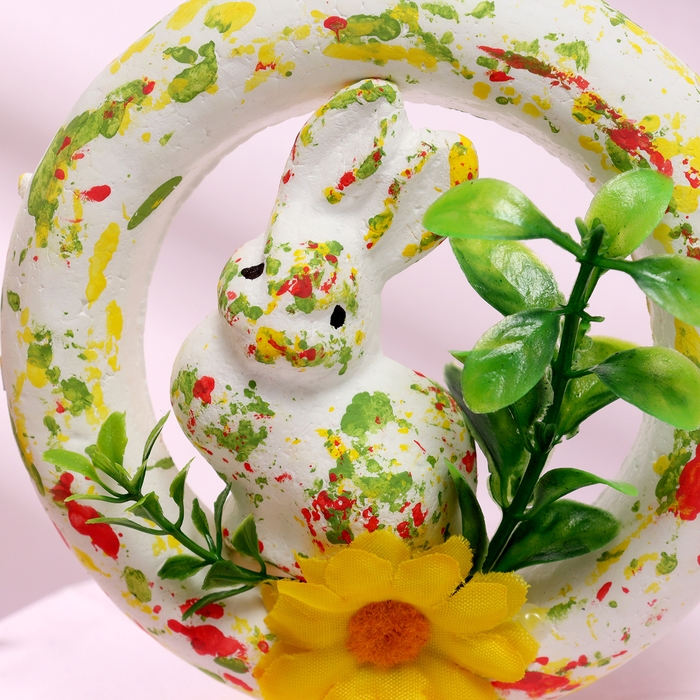 Декоративная пасхальная подвеска &laquo;Зайчик&raquo; 3 &times; 12 &times; 12 см