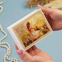 Шкатулка &laquo;Ангелочек с котятами&raquo;, белая, 10&times;14 см, лаковая миниатюра