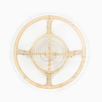 Набор садовой мебели "Bagama": 2 кресла, 1 диван, 1 стол, ротанг светлый, подушки бежевые