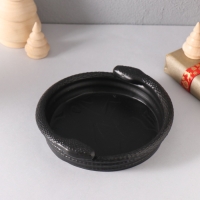 Предмет интерьера "Змея" чаша 4*15*13 см черный Предмет интерьера "Змея" чаша 4*15*13 см черный