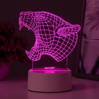 Светильник "Львица" LED RGB от сети 13,7х9,5х12,8 см RISALUX