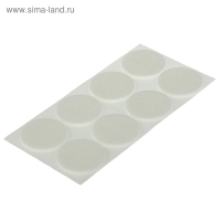 Накладка мебельная ТУНДРА, d=40 мм, круглая, белая, 8 шт. Накладка мебельная ТУНДРА, d=40 мм, круглая, белая, 8 шт.