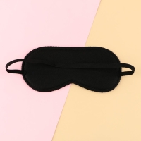 Маска для сна «Меньше грешишь», 19.3 х 9.5 см, цвет чёрный Маска для сна «Меньше грешишь», 19.3 х 9.5 см, цвет чёрный