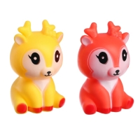 Набор резиновых игрушек для ванны &laquo;Оленята&raquo;, 2 шт, цвет МИКС, Крошка Я