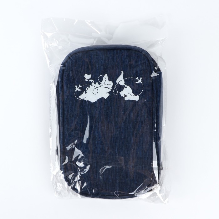 Органайзер для документов «Путешествие-всегда хорошая идея», синий, 19 х 13 см. Органайзер для документов «Путешествие-всегда хорошая идея», синий, 19 х 13 см.