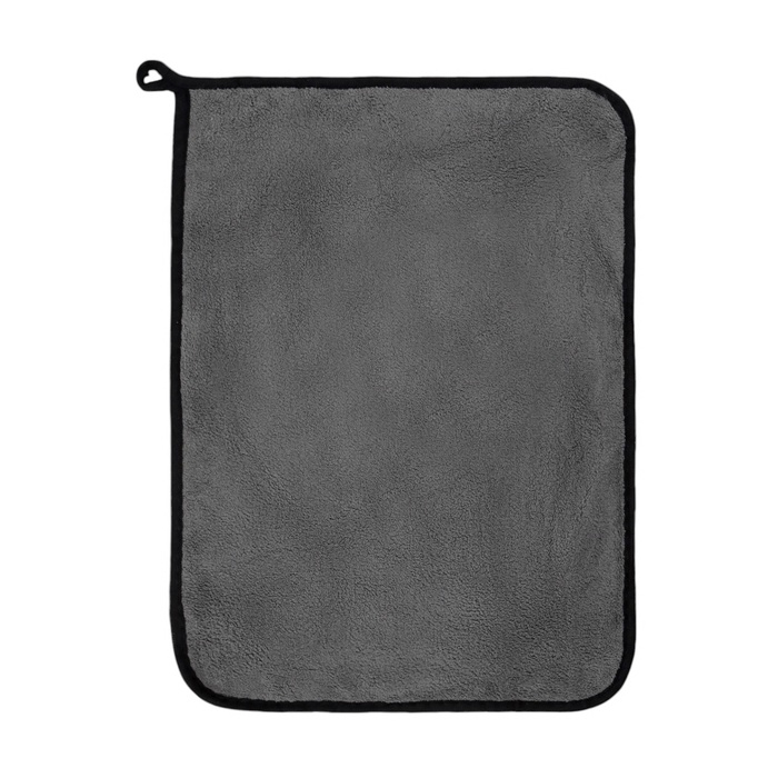 Тряпка для мытья авто, CARTAGE, микрофибра, 800 г/м&sup2;, 30&times;40 cм, розово-серая