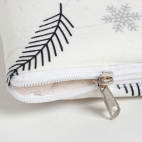 Подушка-плед Этель Real Santa, подушка 40*40&plusmn;3 см, плед 100*150 см 100%п/э, 280 г/м2