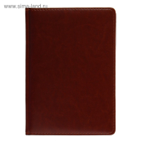 Ежедневник недатированный А5+, 136 листов Sidney Nebraska, твёрдая обложка, искусственная кожа, золотой срез, коричневый Ежедневник недатированный А5+, 136 листов Sidney Nebraska, твёрдая обложка, искусственная кожа, золотой срез, коричневый