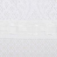 Тюль на кухню со шторной лентой, 285х165 см, цвет белый, 100% полиэстер Тюль на кухню со шторной лентой, 285х165 см, цвет белый, 100% полиэстер