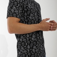 Футболка SL "Пейсли", 46, чёрный