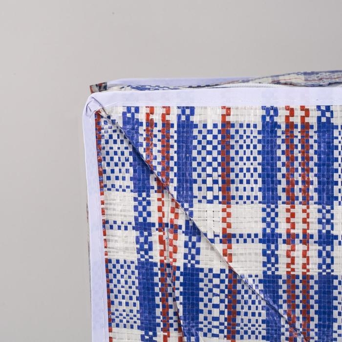 Сумка хозяйственная, 115 л, цвет синий/белый Сумка хозяйственная, 115 л, цвет синий/белый