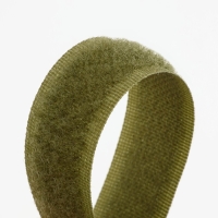 Липучка, 20 мм &times; 25 &plusmn; 1 м, цвет хаки