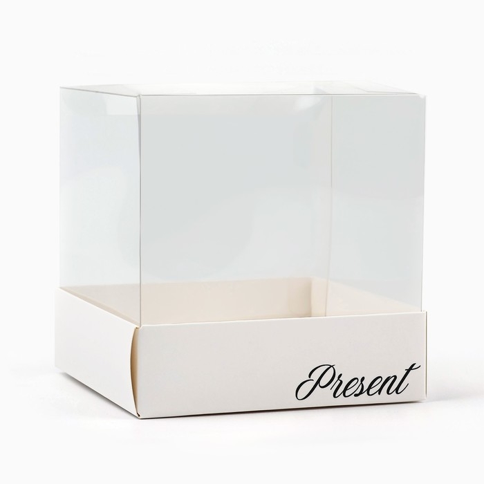 Коробка для кондитерских изделий Present, 10 х 10 х 10 см Коробка для кондитерских изделий Present, 10 х 10 х 10 см