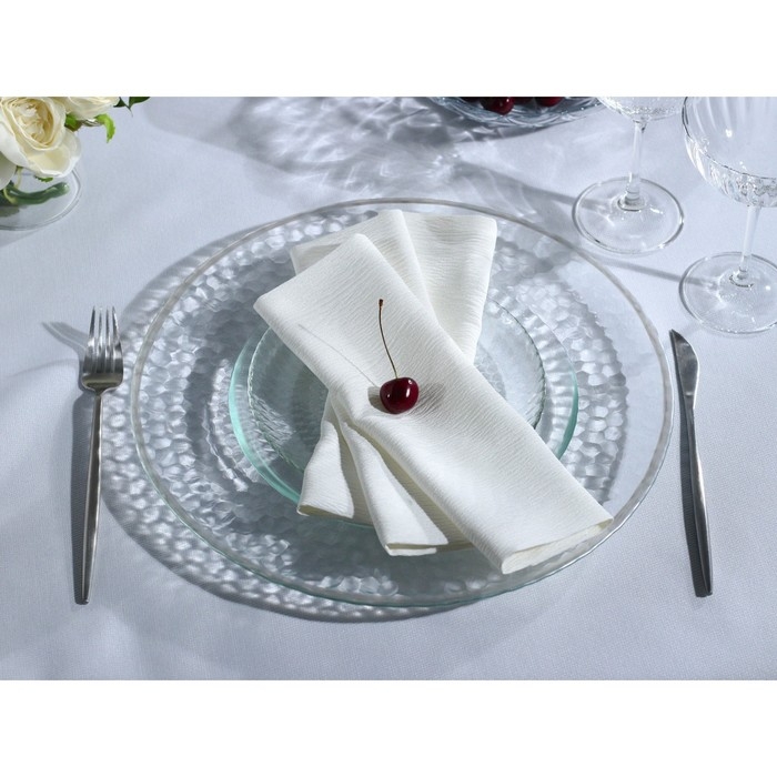 Тарелка десертная стеклянная «Идиллия», d=19 см Тарелка десертная стеклянная «Идиллия», d=19 см