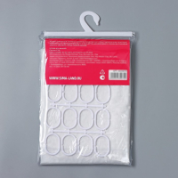 Штора для ванны Доляна &laquo;Горошек&raquo;, 180&times;180 см, EVA, цвет белый