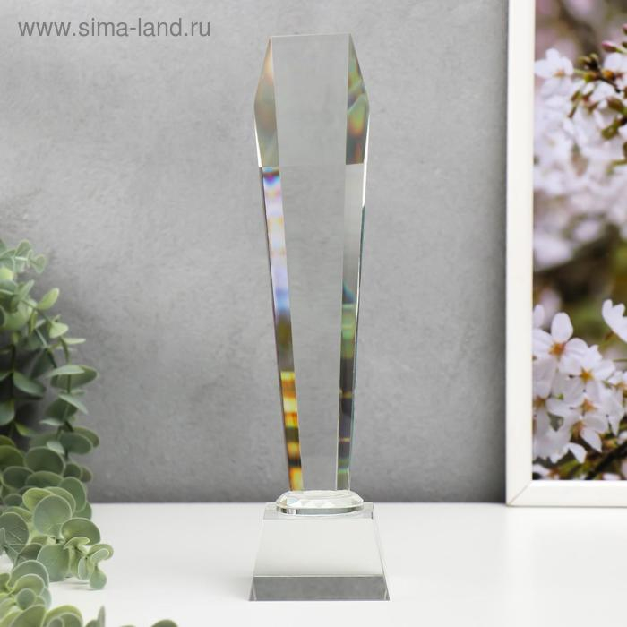Сувенир стекло Сувенир стекло "Стела наградная - Приз" 28х7х7 см