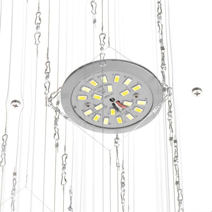 Светильник каскад "Асфея" 6xLED хром 50х50х65см BayerLux