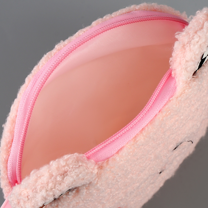 Мягкая сумка &laquo;Мишка&raquo;. цвет нежно розовый