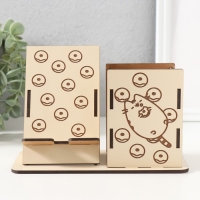 Органайзер настольный "Пончики" 18х12,5х9 см (набор 9 деталей) Органайзер настольный "Пончики" 18х12,5х9 см (набор 9 деталей)