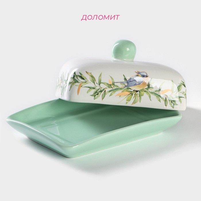 Масленка Доляна &laquo;Флора и Фауна&raquo;, 17&times;12,5&times;8,5 см