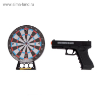 Электронный тир &laquo;Миссия комбата&raquo;, световые и звуковые эффекты, работает от батареек