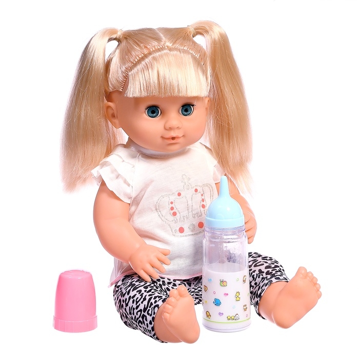 Набор аксессуаров для пупса: бутылочка, соски