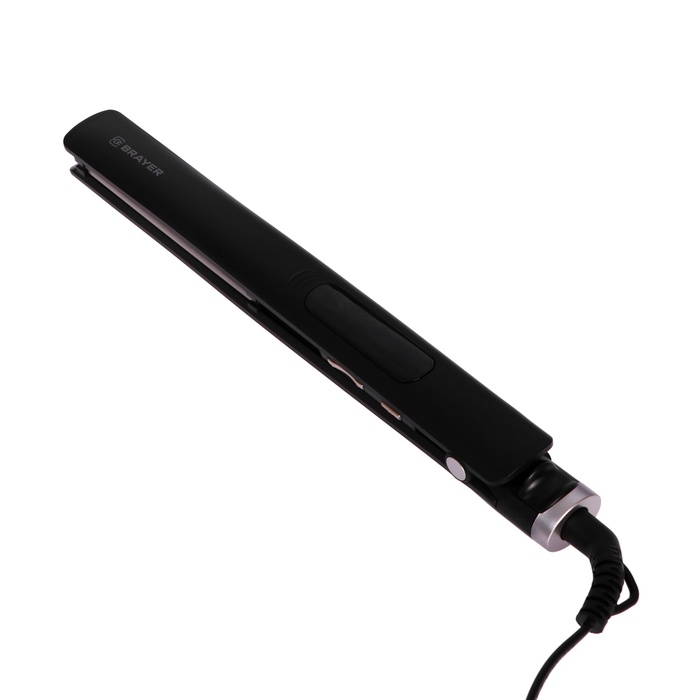 Выпрямитель BRAYER BR3335, 50 Вт, керамическое покрытие, до 230 &deg;C, LED, чёрный