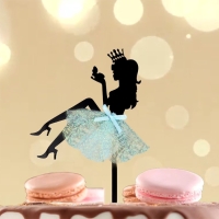 Топпер «Девушка» с короной Топпер «Девушка» с короной