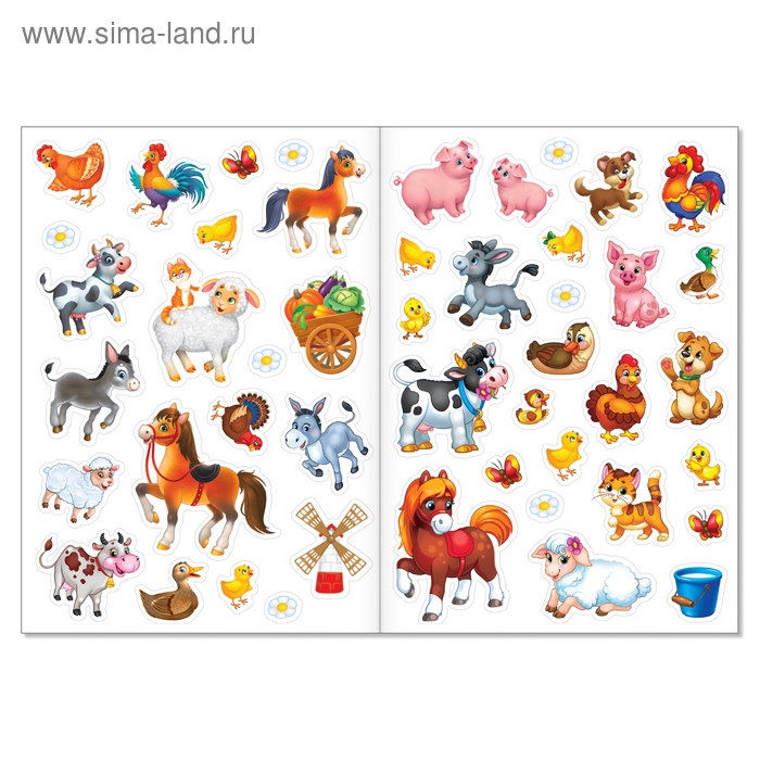 Наклейки многоразовые «Моя большая ферма» Наклейки многоразовые «Моя большая ферма»