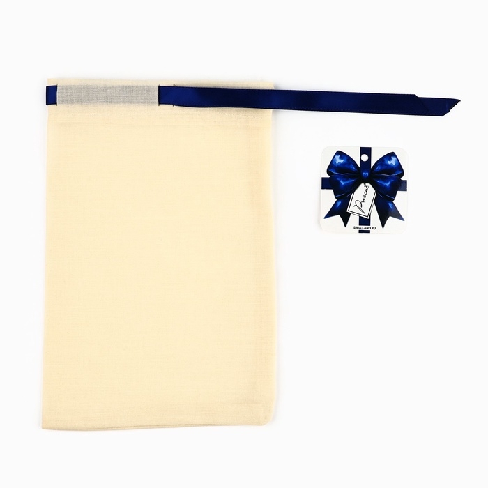 Мешок из хлопка &laquo;Подарок&raquo;, 16 х 24 см